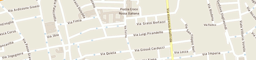 Mappa della impresa sartoria vulcania a CATANIA