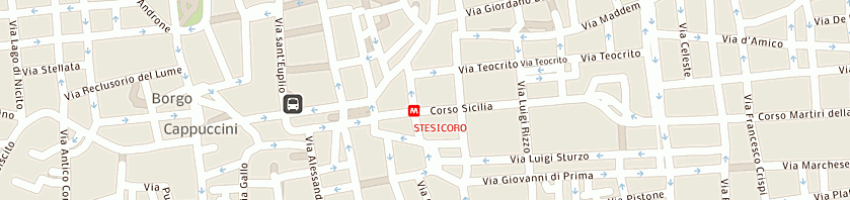 Mappa della impresa corsaro domenico a CATANIA