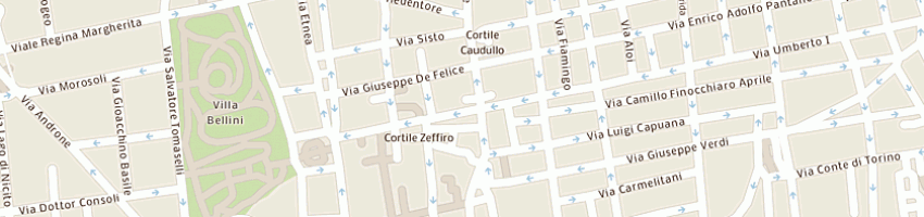 Mappa della impresa amato antonino a CATANIA