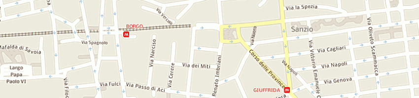 Mappa della impresa wacth in di d'acci gerardo a CATANIA