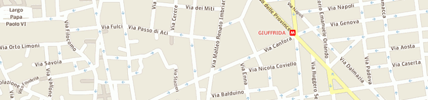 Mappa della impresa ferrante gaetano a CATANIA