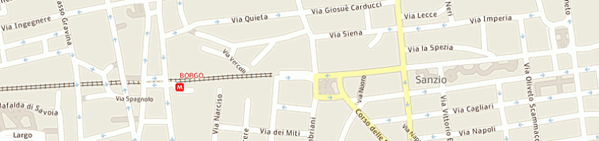 Mappa della impresa linus school a CATANIA