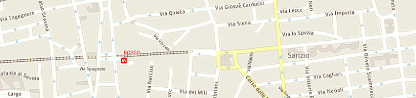 Mappa della impresa saporito dr salvatore a CATANIA
