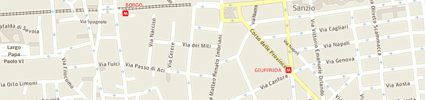 Mappa della impresa artemisia diagnostica ostetrico ginecologica a CATANIA