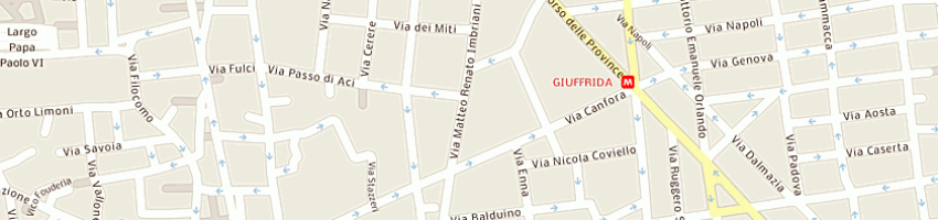 Mappa della impresa studio legale barresi - associazione tra professionisti a CATANIA