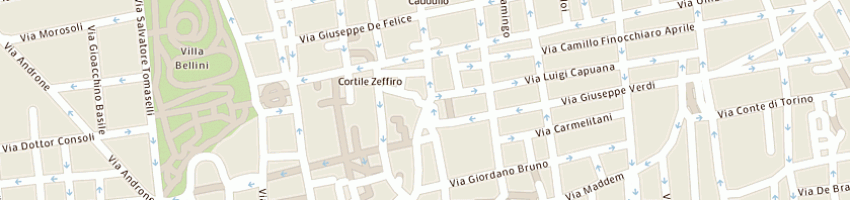 Mappa della impresa macelleria gulisano santa a CATANIA