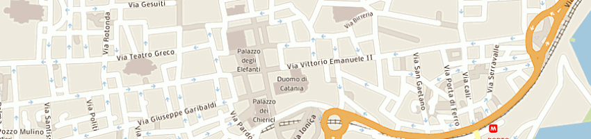 Mappa della impresa chiese cattoliche parrocchiali basilica cattedrale a CATANIA