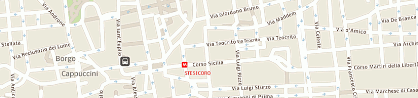 Mappa della impresa munzone carmelo a CATANIA