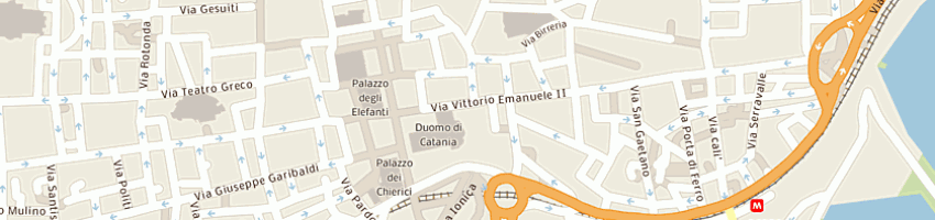 Mappa della impresa bar president di sciacca lucia e cali' silvana snc a CATANIA