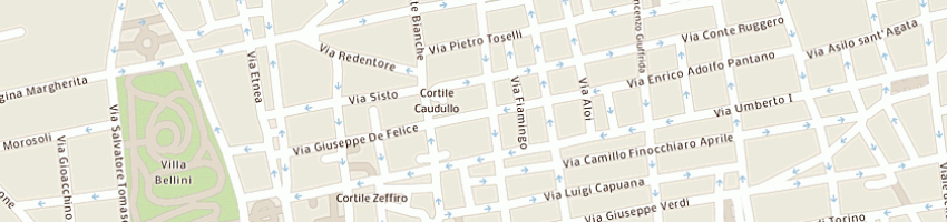 Mappa della impresa cis e ss liviosport a CATANIA