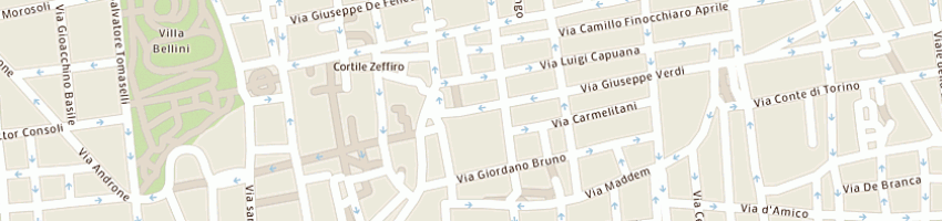 Mappa della impresa parrocchia ss annunziata al carmine a CATANIA