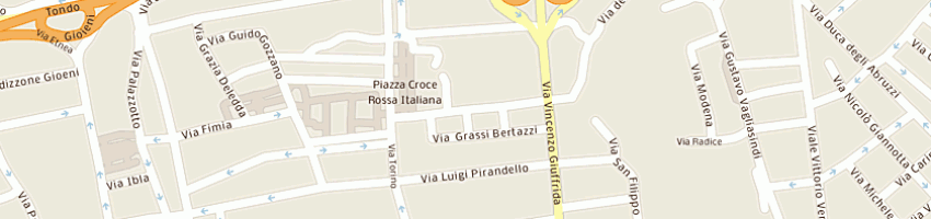 Mappa della impresa l'olimpo del benessere di porcaro simona a CATANIA