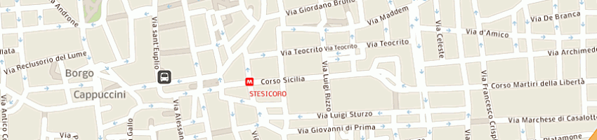 Mappa della impresa profumeria ingrassia di paola cappadonna ingrassia e c sas a CATANIA