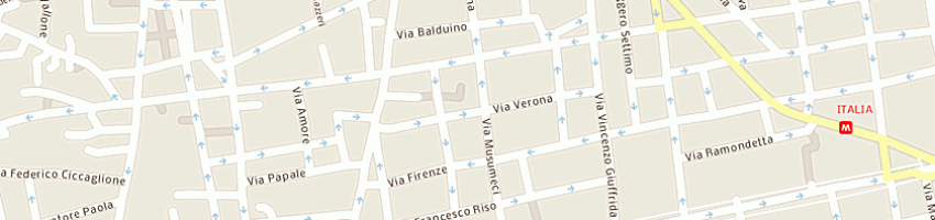 Mappa della impresa libreria culc srl a CATANIA