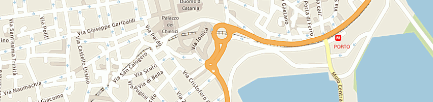 Mappa della impresa club antica marina a CATANIA