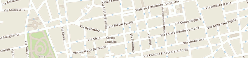 Mappa della impresa merlino vincenzo a CATANIA