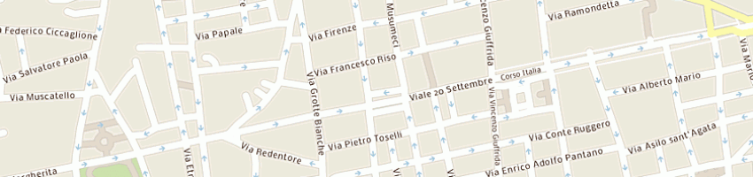 Mappa della impresa gazzetta del sud a CATANIA