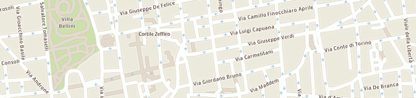 Mappa della impresa comune di catania a CATANIA