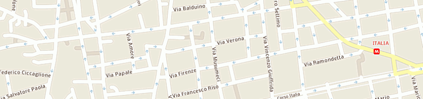 Mappa della impresa bramante donata a CATANIA
