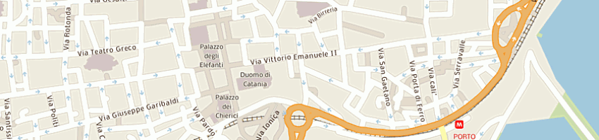 Mappa della impresa cosentino raffaele a CATANIA