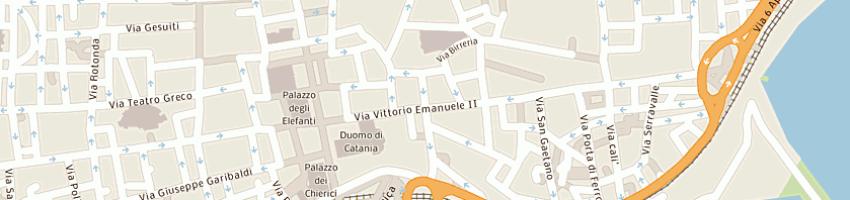 Mappa della impresa trattoria la marchesana di di dio angela a CATANIA