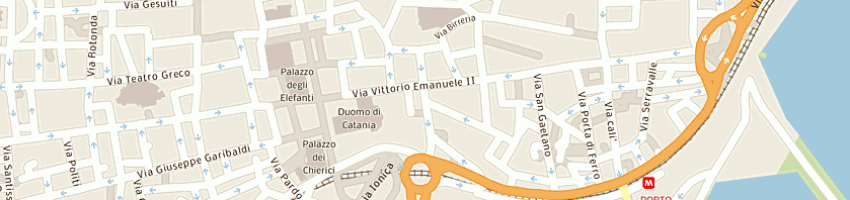 Mappa della impresa gp srl a CATANIA