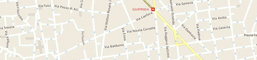 Mappa della impresa gagliano salvatore a CATANIA