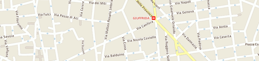 Mappa della impresa revisioni di garofalo giovanni e c sas a CATANIA