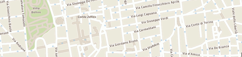 Mappa della impresa fichera rosario a CATANIA