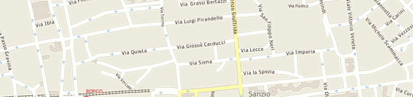 Mappa della impresa previtera dr antonio studio medico a CATANIA