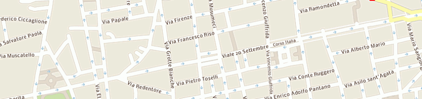 Mappa della impresa city wear fashion srl a CATANIA