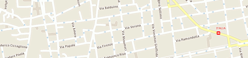 Mappa della impresa pma rappresentanze di pensa paola e c sas a CATANIA