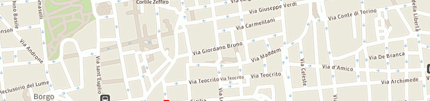Mappa della impresa calisti benedetto a CATANIA