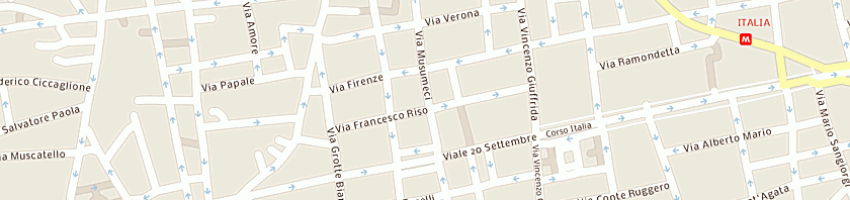 Mappa della impresa accomando raffaele a CATANIA