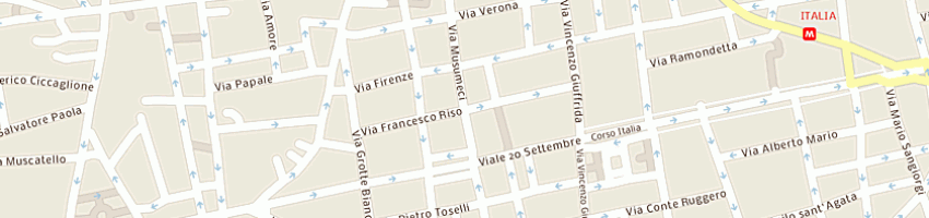 Mappa della impresa penny black a CATANIA