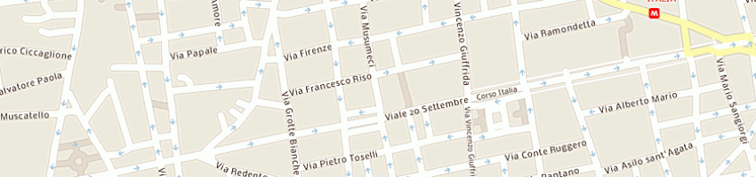 Mappa della impresa simep srl a CATANIA