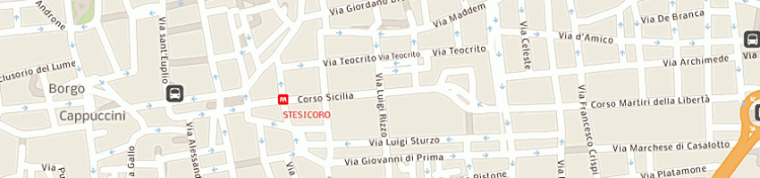 Mappa della impresa sind srl a CATANIA
