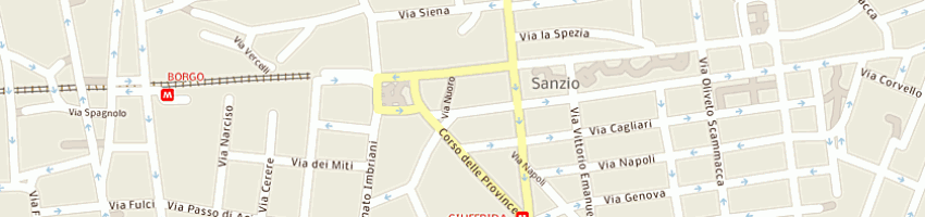 Mappa della impresa petisi maria angela a CATANIA