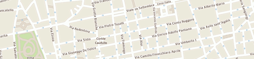 Mappa della impresa bandieramonte carmelo a CATANIA