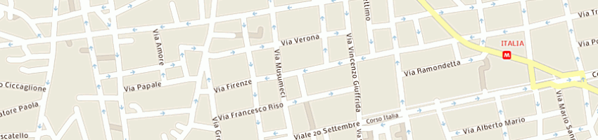 Mappa della impresa istituto italiano castelli sezsicilia a CATANIA