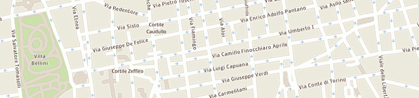Mappa della impresa pellicori rosario a CATANIA