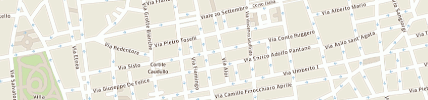 Mappa della impresa nar srl a CATANIA