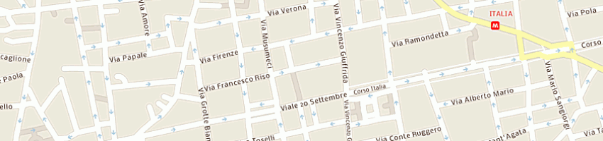 Mappa della impresa fazio paolo a CATANIA