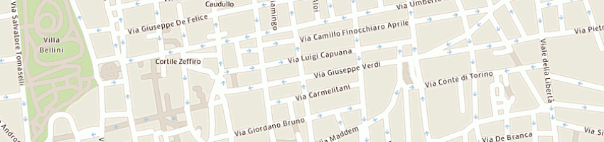 Mappa della impresa cirelli agata a CATANIA