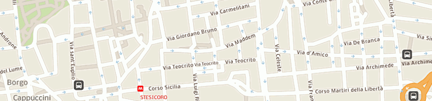 Mappa della impresa xin zhong xin di zhou zhoungguang a CATANIA
