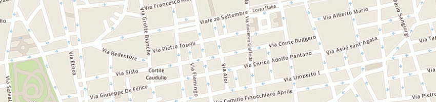 Mappa della impresa lo faro francesco a CATANIA