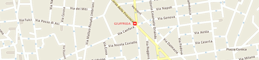 Mappa della impresa magistro stefano a CATANIA