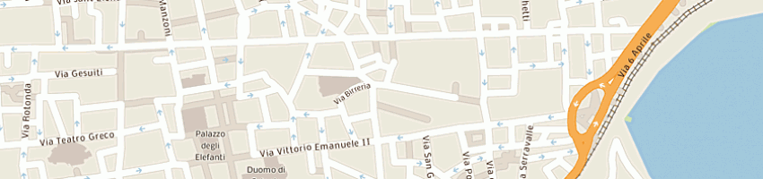 Mappa della impresa albergo rosario a CATANIA