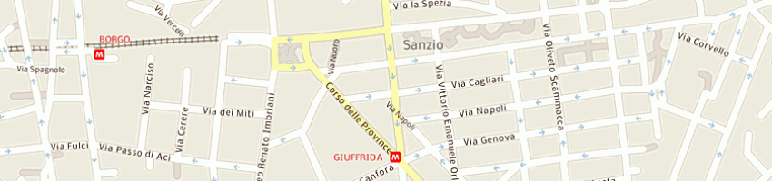 Mappa della impresa parisi francesco a CATANIA