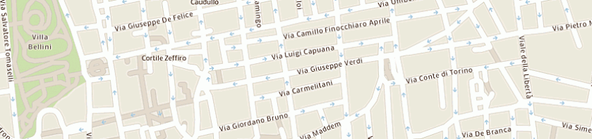 Mappa della impresa general pulizie di frixa daniele a CATANIA